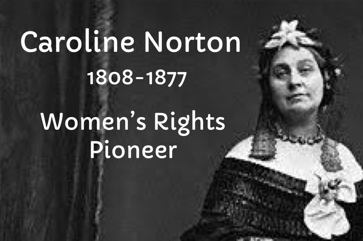 Day 5 of Thanks to Feminism. Thank you feminism that women can have custody of infants after divorce. Before 1839 custody was automatically given to the father in the case of divorce or separation. Caroline Norton campaigned for change. 1/4 #ThanksFeminism #100DaysOfThanks