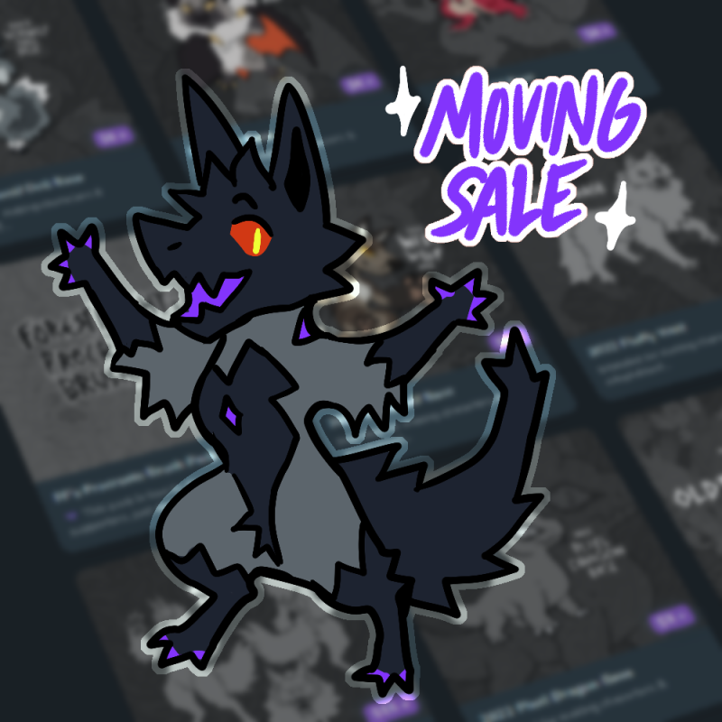 Moving soon, any help is appreciated! 💜 ko-fi.com/forestfright/l…