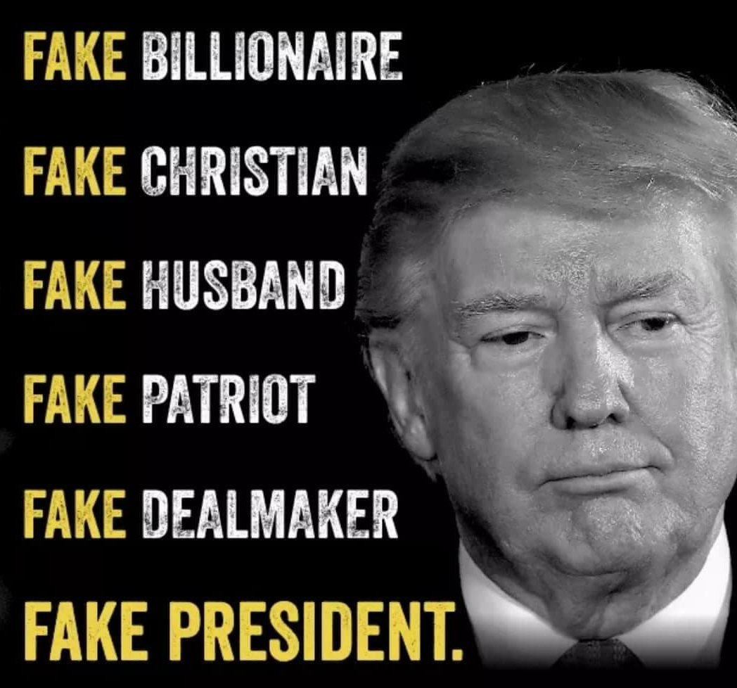 Recent uncovered evidence is that he offered to lower taxes for billionaire oil executives in exchange for a paltry billion dollars. That is bribery to add to his espionage and defrauding the US charges. Donald Trump - fake billionaire, fake patriot - real criminal. #FreshUnity