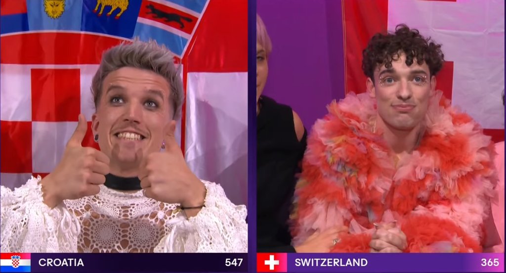 This is a win either way, the Balkan boy and the nonbinary sweetheart #Eurovision2024