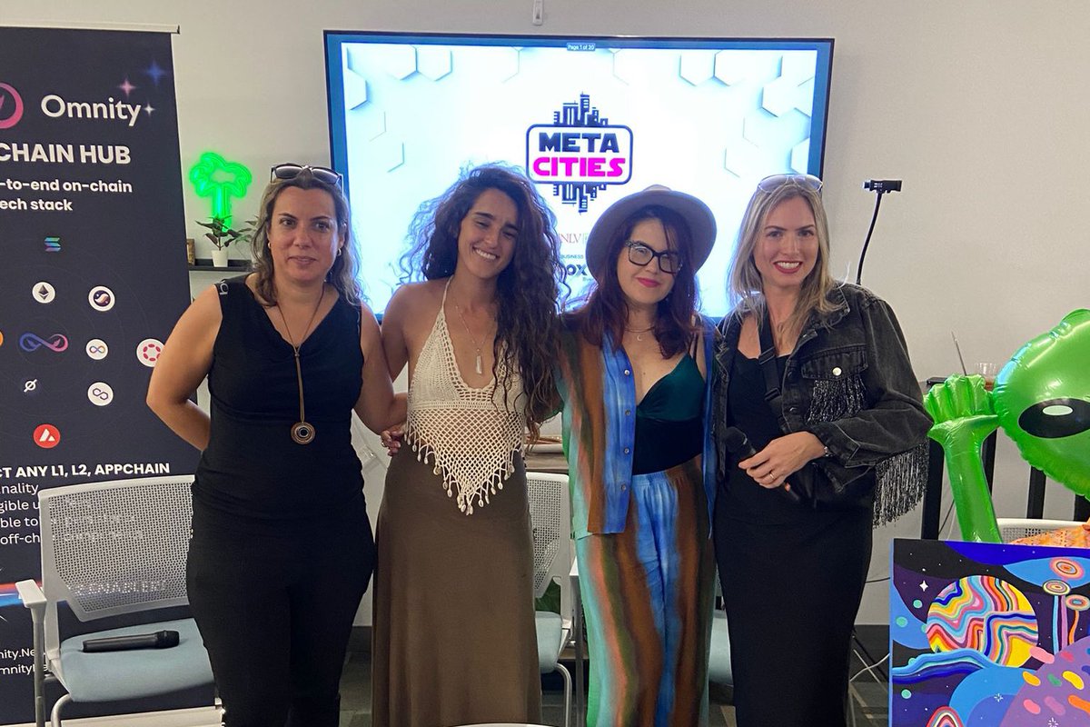 bitbaselart's tweet image. Our first #ICPCC2024 in the heart of the #MiamiTech community yesterday was represented by our #women in #Web3 and #CryptoArt experts ! ๐ฝ๐ธ๐
Thank you @OmnityNetwork for joining us as well all #developers building on #ICP @icp_cc
#Devs #Builders #Community #Blockchain