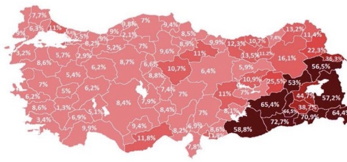 Kaçak elektrik haritası ❗❗

İllerin üzerinde oranlar yazıyor 

Sizce şampiyon hangi il ❓