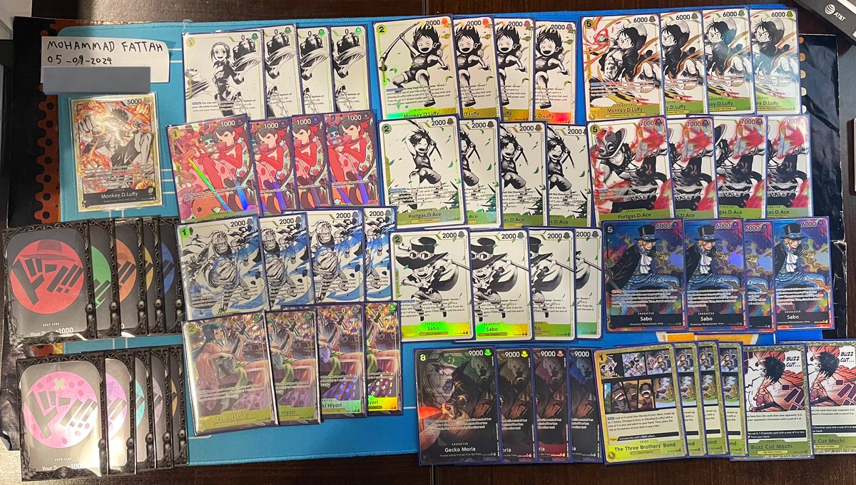 Montreal Regional - May 11, 24 Deck: ⚫️🟡Luffy Record: 8-1 Place: 9th 💀 R1: B Doffy ❌ R2: Perona ✅ R3: Kata ✅ R4: Enel ✅ R5: Yamato ✅ R6: Red Zoro ✅ R7: Saka ✅ R8: Kata ✅ R9: Moria ✅ Yes the mochi came up. Breakers just weren’t there but we try again at Texas!