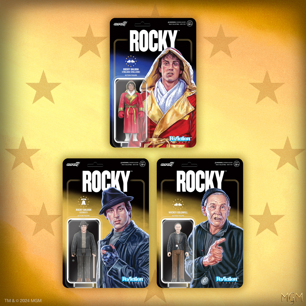 🥊 Rocky ReAction Figures Wave 3 #Giveaway! 🥊 We're giving away a complete set including Rocky (Italian Stallion), Rocky (Street), and Mickey! Here's how to enter: 1. Follow us @super7store 2. Like this post 3. Comment with your favorite Rocky movie quote