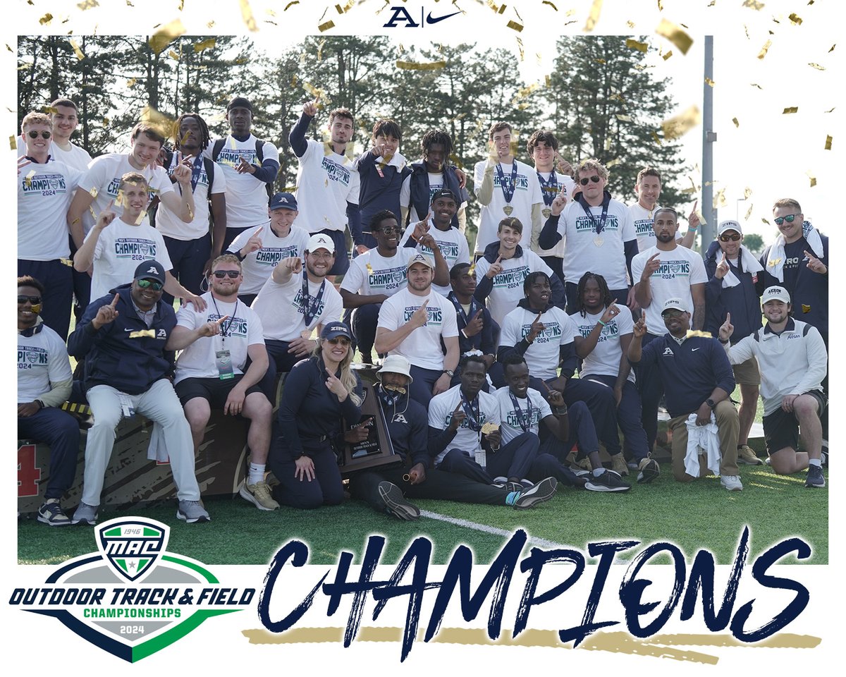 ZIPS WIN! 2024 MAC OUTDOOR TRACK & FIELD CHAMPIONS For the 10th time in program history @ZipsTFCC have captured the @MACSports Outdoor Track & Field title. #GoZips | @ZipsTFCC 🦘