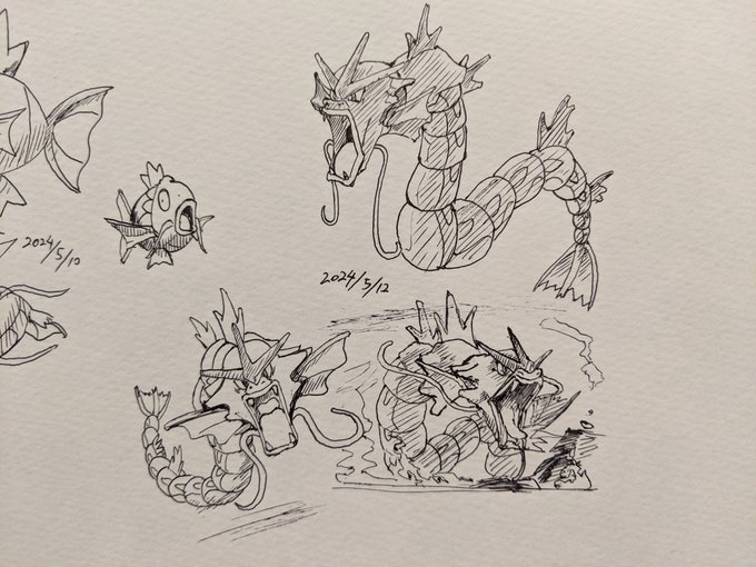 ギャラドス 進化後かみつく覚えてから主力メンバーになった おそらく鯉のぼりがモデルだが、初代ではたきのぼりは覚えない カキカキ。 