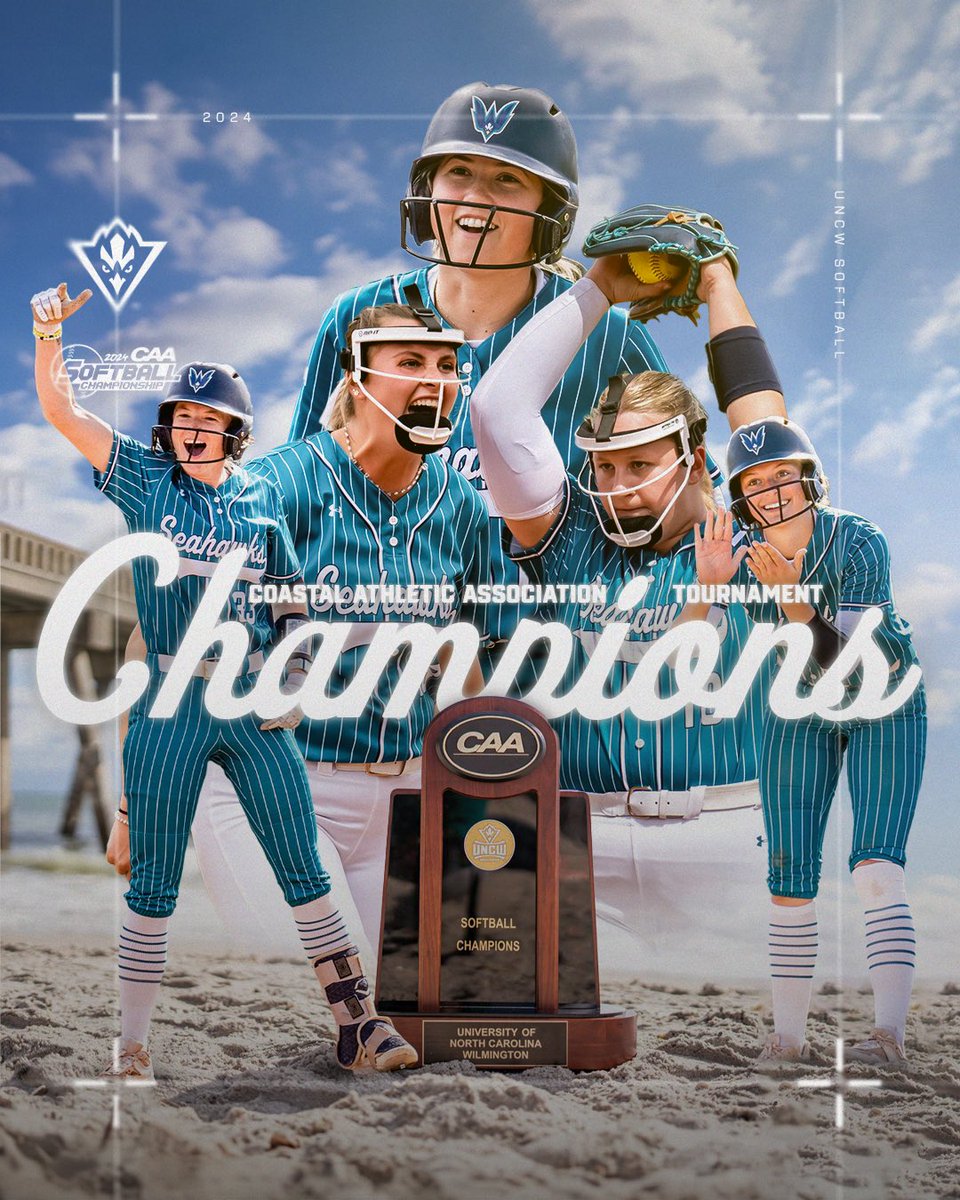 THE SEAHAWKS ARE THE 2024 CAA CHAMPIONS!!! #TeamXL #CAAChamps
