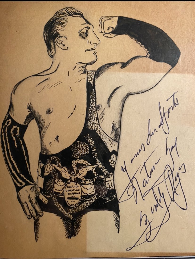 “Nature Boy” Buddy Rogers autograph