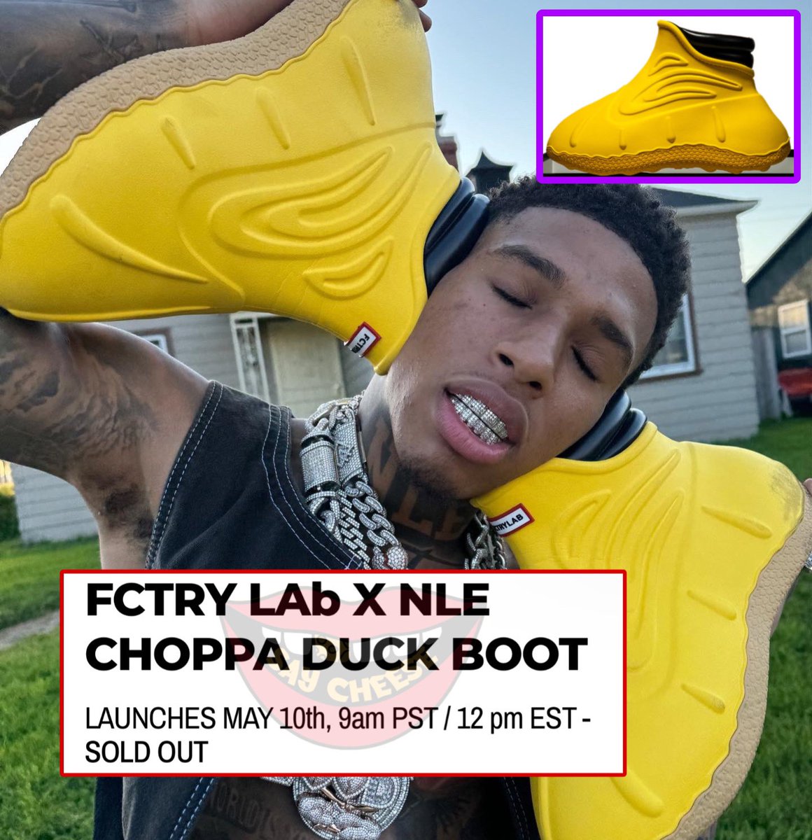 NLE Choppa's ‘Duck’ boots have sold out