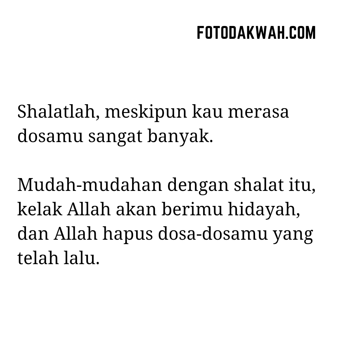 fotodakwah's tweet photo. Sholatlah.... https://t.co/hI4SYSBA5r