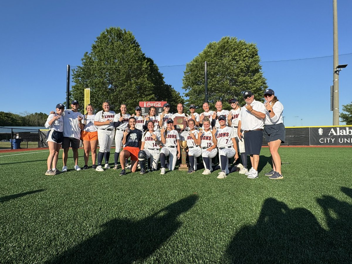 FINAL: Wallace State 3, Southern Union 0 @katieS1mon throws the complete game shutout and @WallaceStSB wins the @acccathletics title for the 4th straight year!
