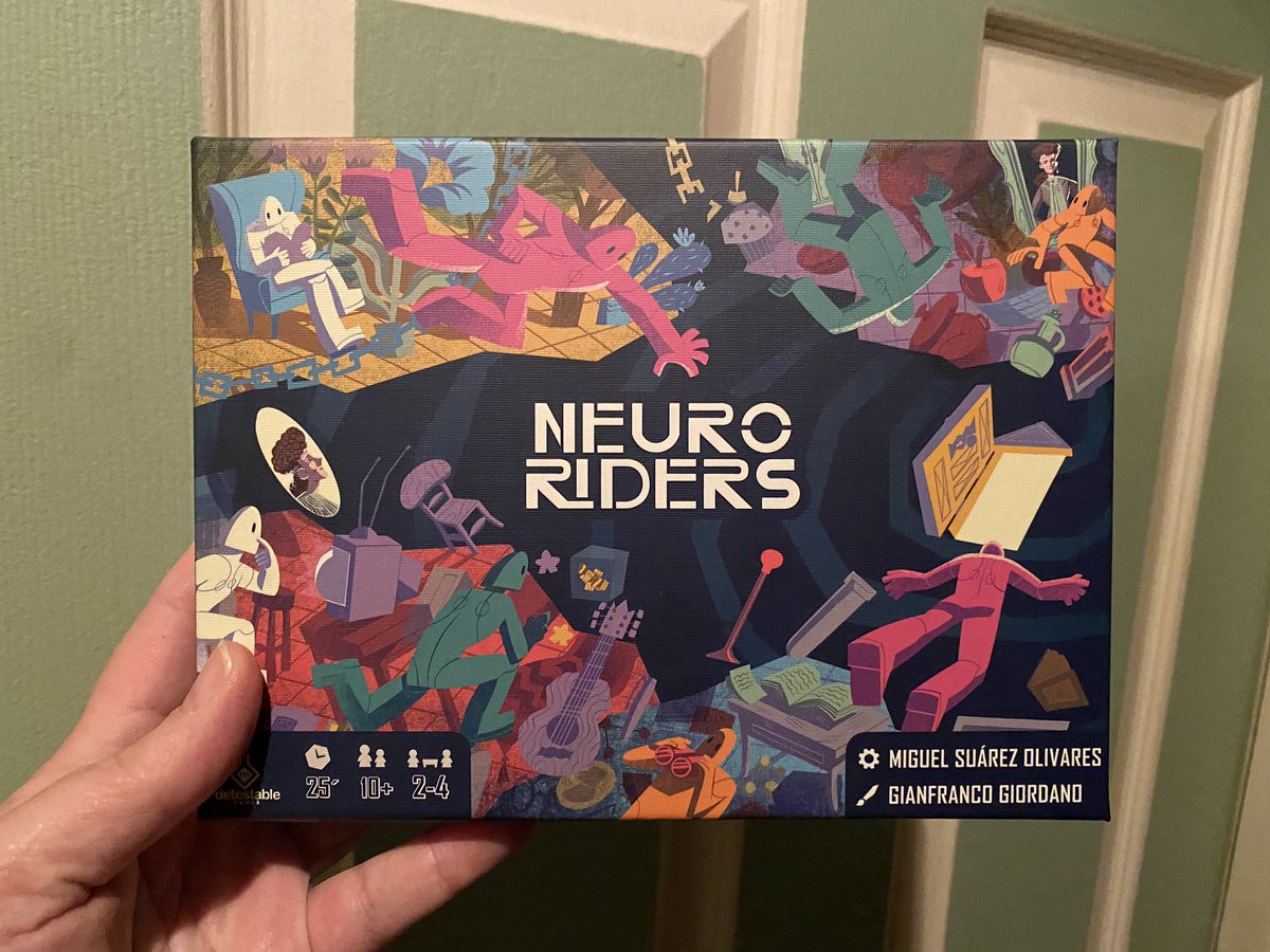 New games added to the shelf!!

Cosmic Cow Collector and Neuro Riders by @StudiosDraco and @DetestableGames

@DexEnvoy 

#boardgames #tabletopgames #boardgame #boardgamegeek #tabletopgaming #boardgaming #boardgamenight #jeuxdesociete #canadianboardgamers #boardgamegirl #gaming