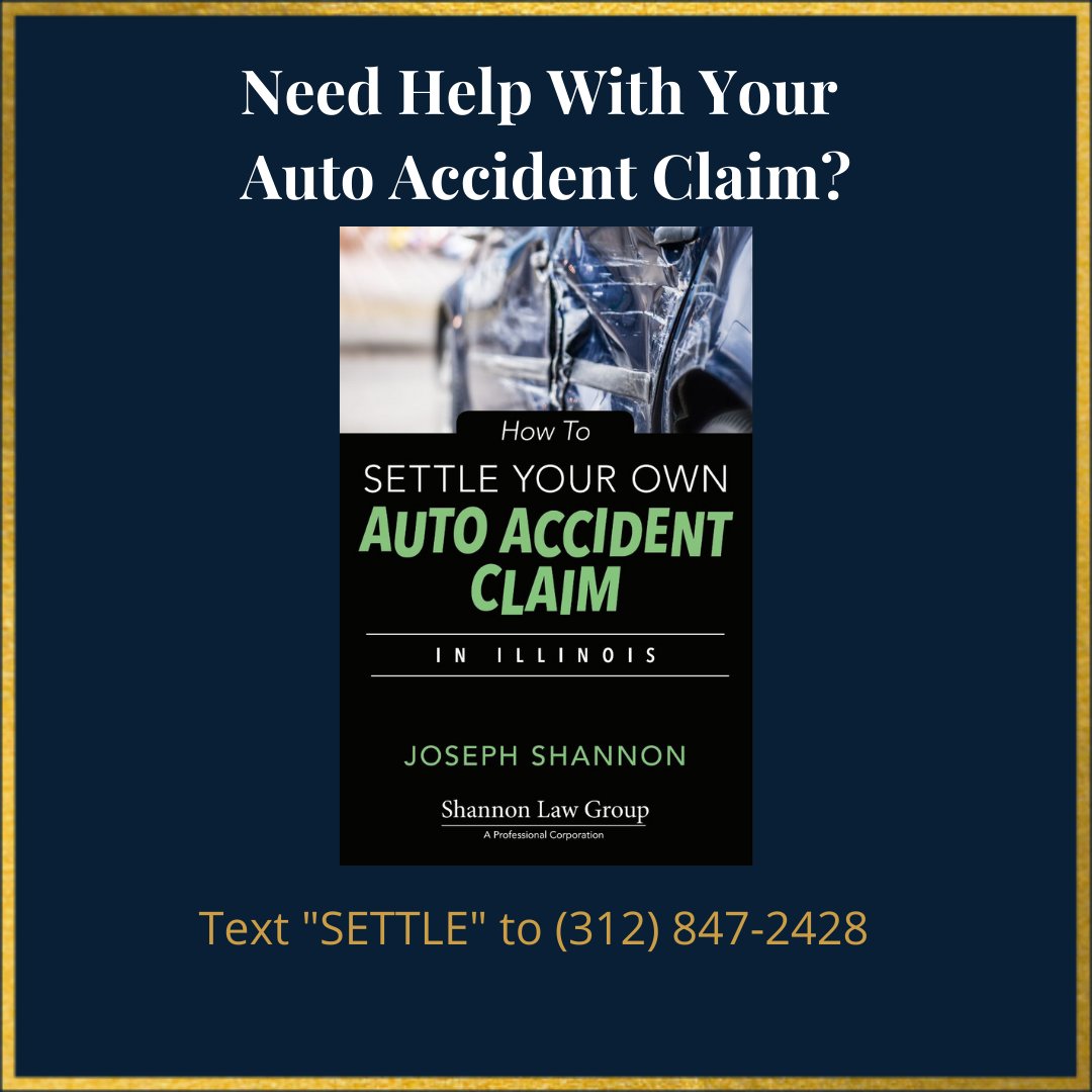 ShannonLawGroup's tweet photo. What kinds of car insurance are there, and why should you have them? Turn to Chapter 6 in our book, "How to Settle Your Own Auto Accident Claim in Illinois" to find out. 

Text "SETTLE" to (312) 847-2428, and we'll send you a free copy! https://t.co/enuc5k4C87