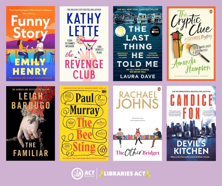 Happy Mother’s Day! 💐 📖 Here are our top books for mums and motherly figures to enjoy when they feel like unwinding or are in the need for some well-deserved relaxation! Need a little escape? Browse our collection of books, audiobooks and eBooks today: librariesact.spydus.com/cgi-bin/spydus…