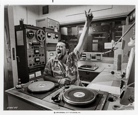 In honor of Wolfman Jack, shout-out your favorite local DJ from your youth. #AmericanGraffiti #TCMParty