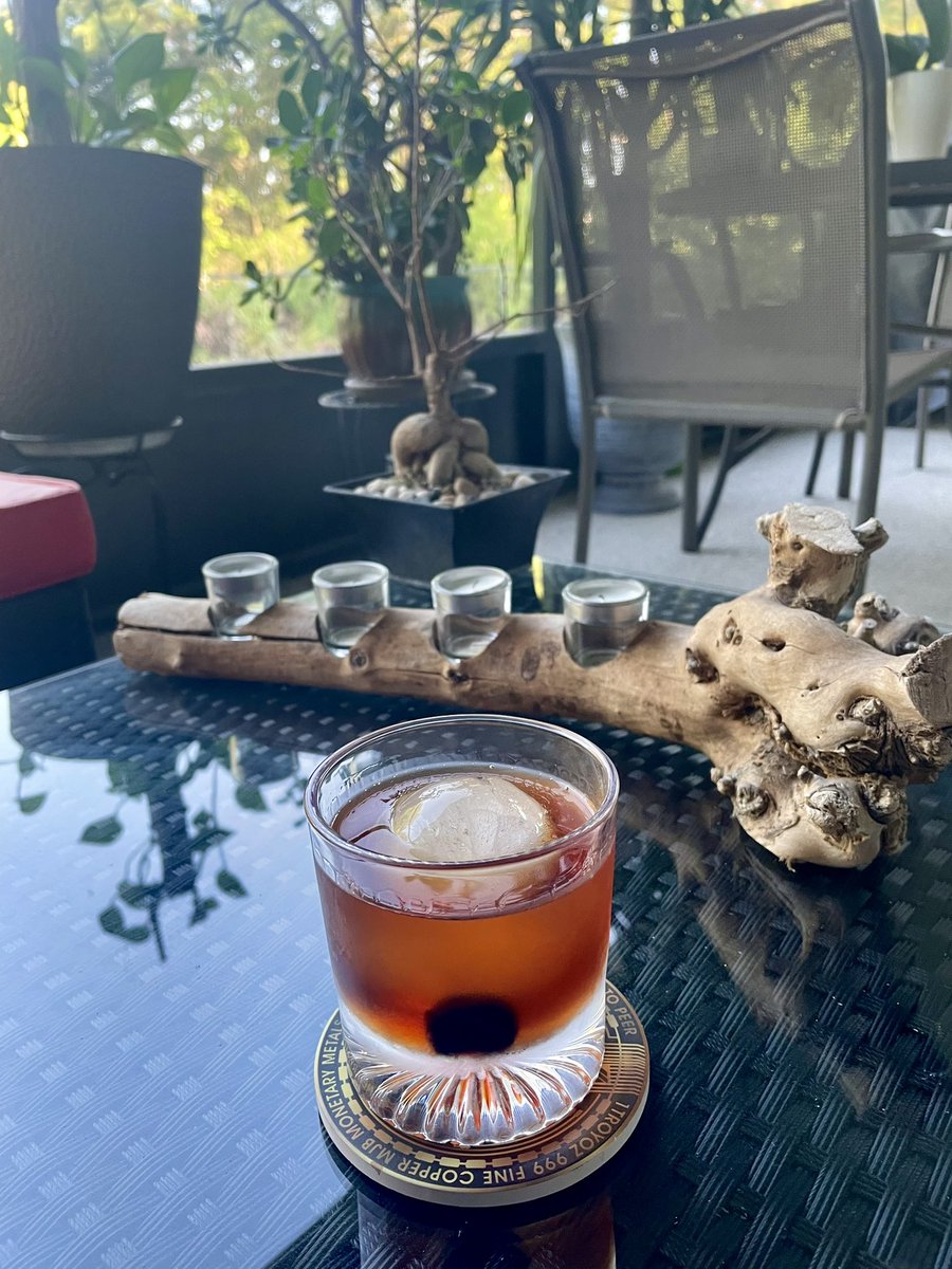Sore as hell from the gym this week. Saturday evening calls for an “Old Fashioned.” Cheers! 🦾🥃 #SaturdayMood