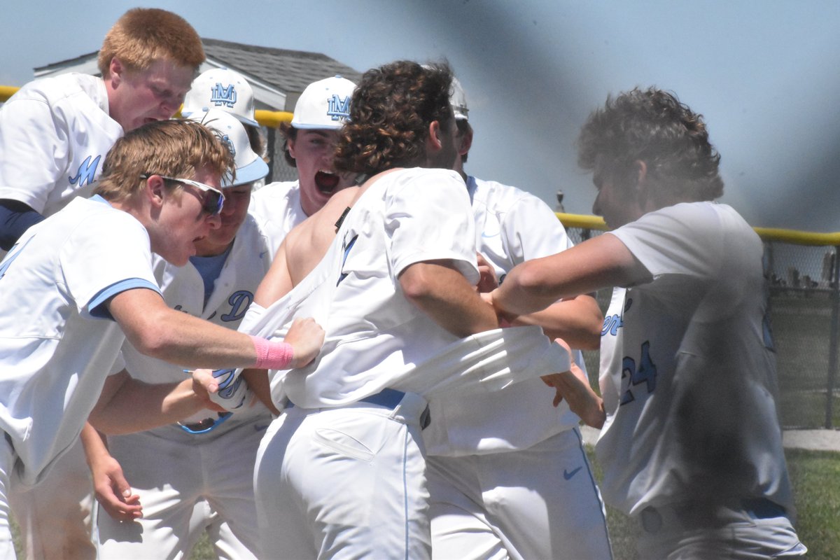 Gabe Schlimme with a walk off two-out, two-run home run in the bottom of the seventh inning to lead Mater Dei to a 5-4 win over Central.