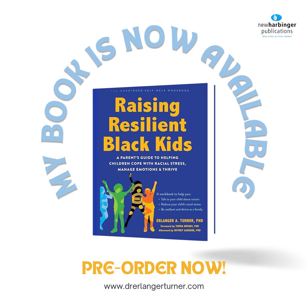 DrEarlTurner's tweet image. 📚 Excited to share my new book! 📚

This book isn’t just about surviving; it’s about thriving. Don’t miss out on this transformative resource for raising resilient Black kids! 

Pre-order your guide today! Learn more at: drerlangerturner.com