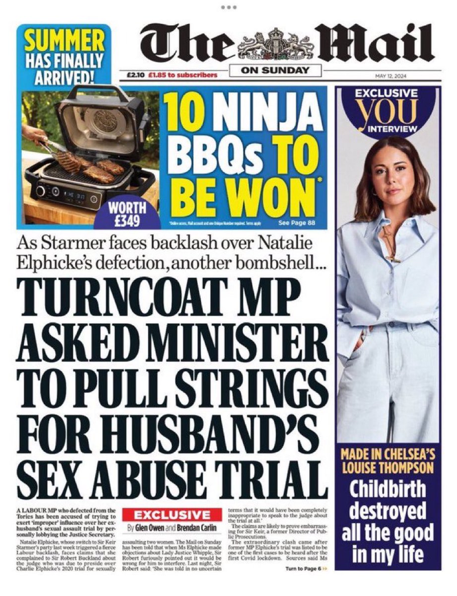 Seems the Mail only drags out dirt when it suits their narrative 
Old story bought to light at an appropriate time for them & their masters & not when it actually happened