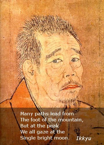 Many paths, single moon ~ Ikkyu justdharma.org/many-paths-sin…