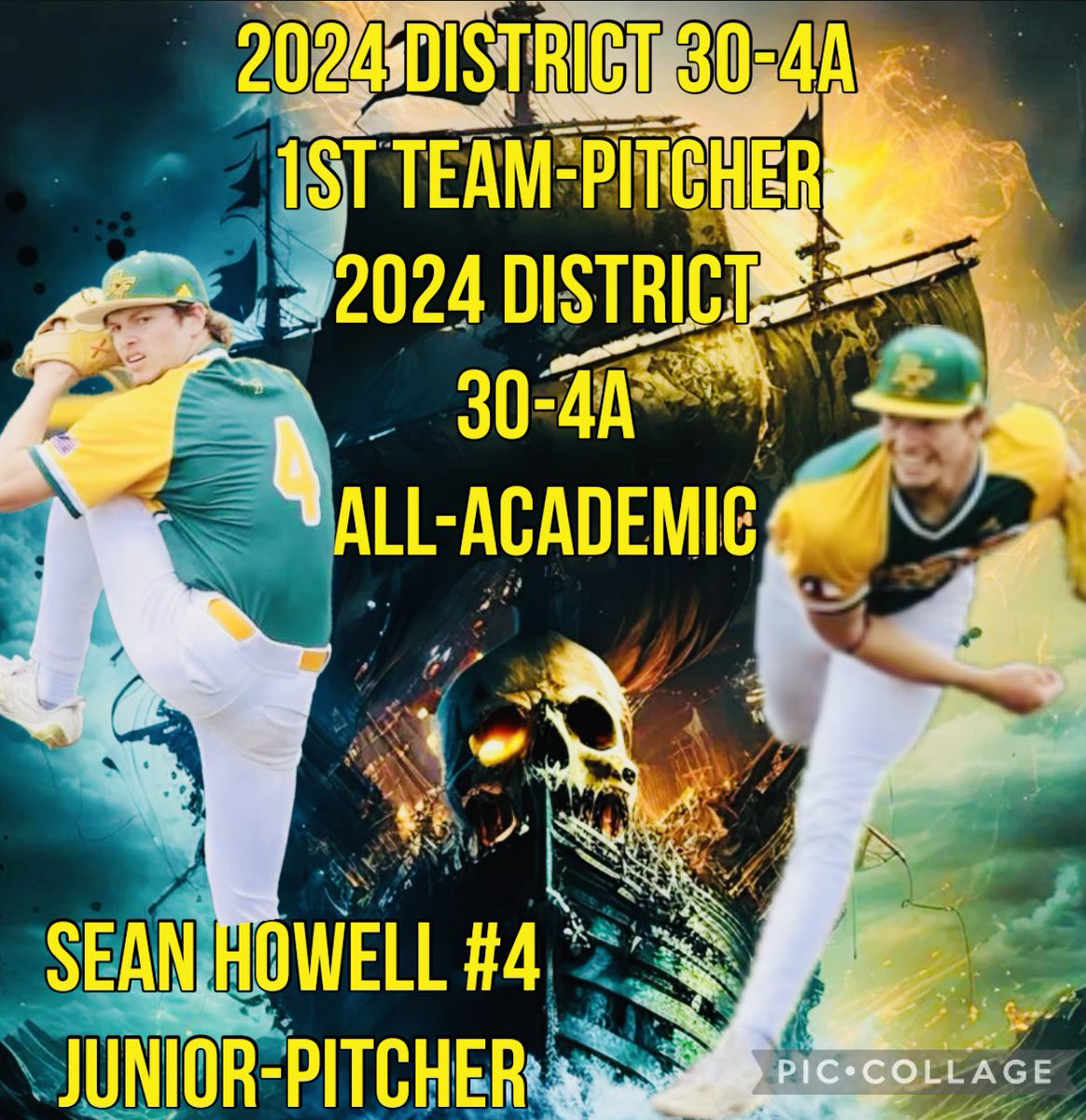 💯👇🏼🏴‍☠️Congratulations <a href="/Sean_Howell4/">sean howell</a>!! Words can’t express how proud I am of you!! Your hard work and determination has made you one of the best pitchers in South Texas/Coastal Bend forever!! Works not done!! 85 more K’s for 300!! GO GET THAT!!Love you and proud of you!!🏴‍☠️👇🏼💯