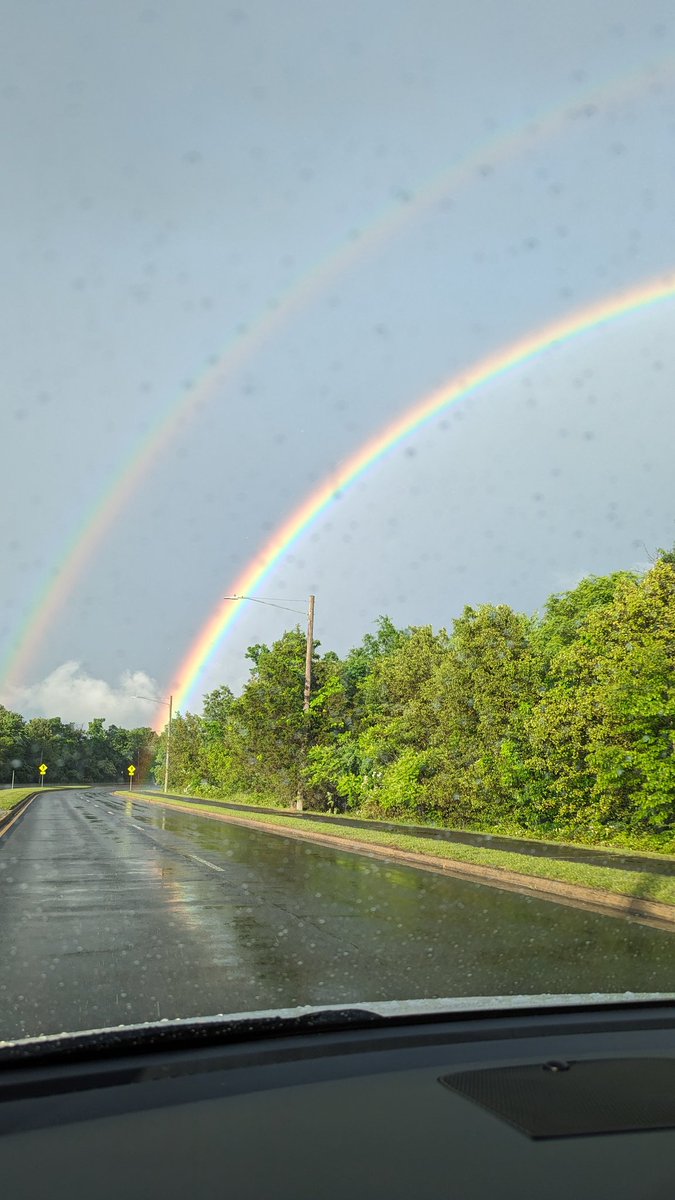 Brightest double rainbow I've ever seen in Herndon @capitalweather @dougkammerer