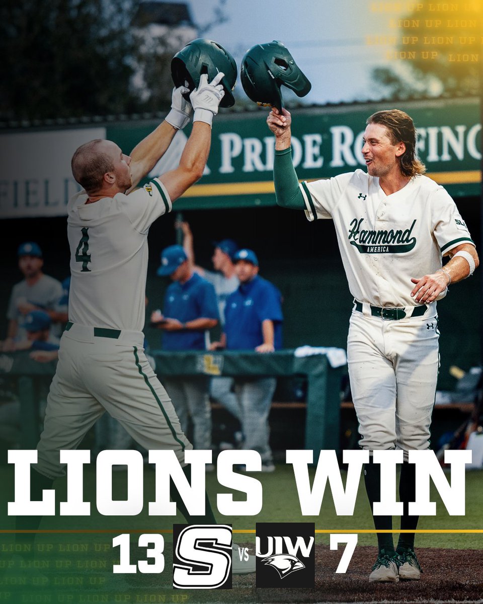 Climbing in the Southland standings as we claim the series. #LionUp | #HammondAmerica