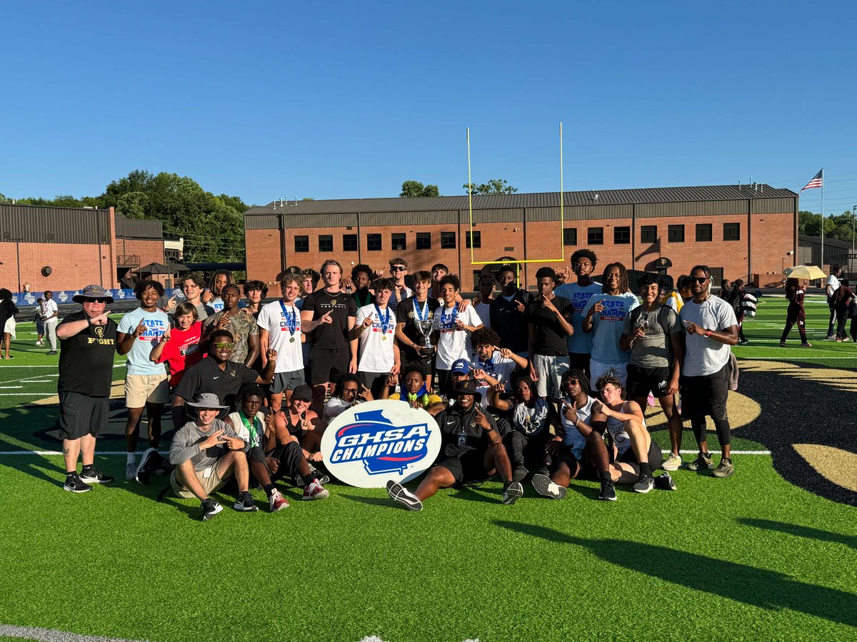 BREAKING: The CHS boys track and field team are your 2024 GHSA Class-AAAAAAA State Champions! This is now the 28th boys track & field title in school history! Go Trojans! #GoldStandard #OpportunityStartsHere