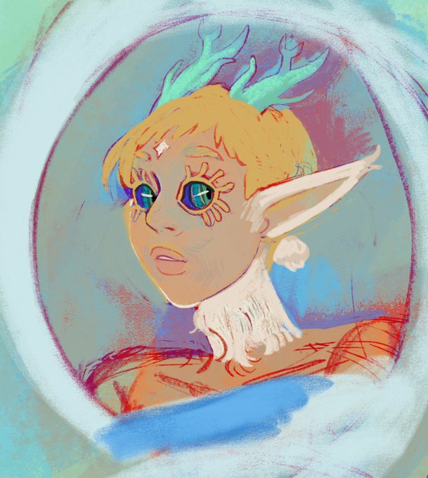 「antlers blue eyes」 illustration images(Latest)