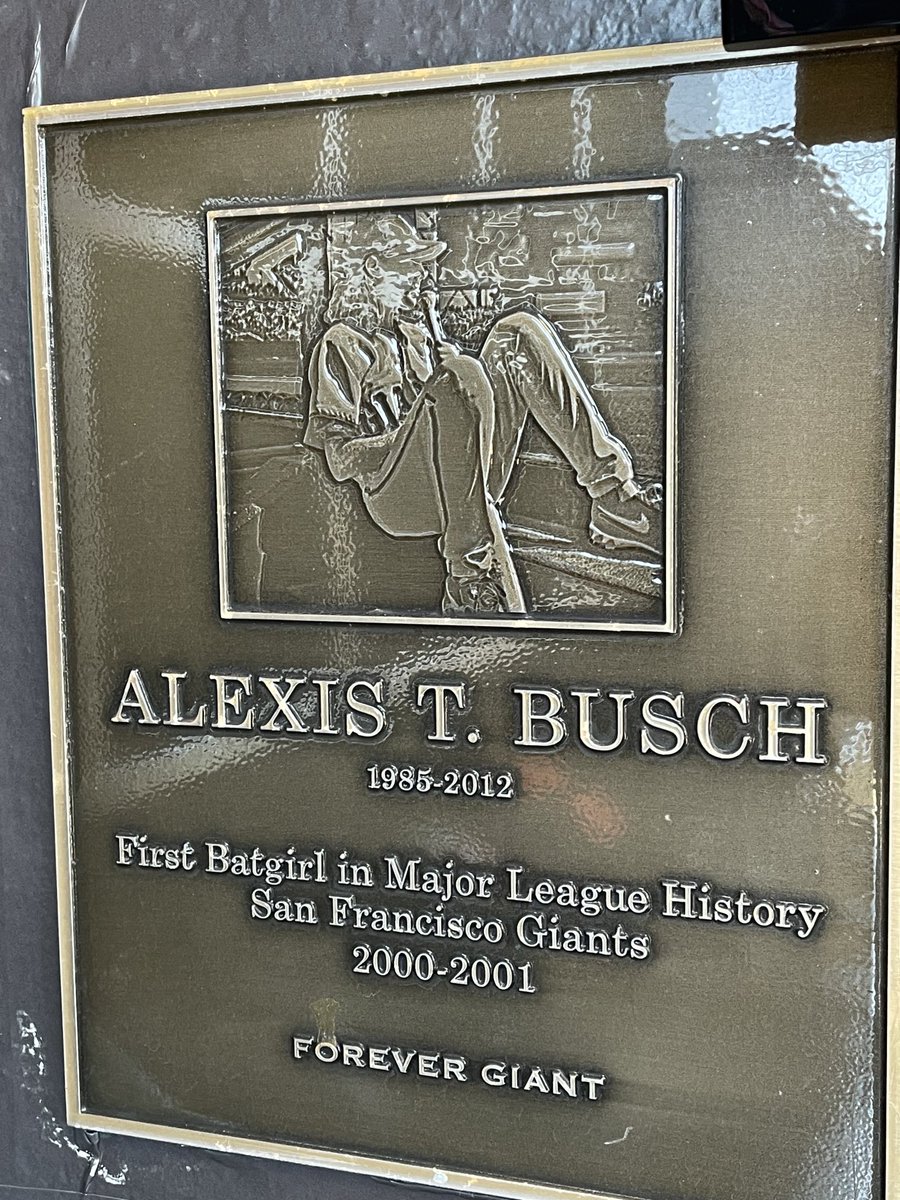 Congrats to the great Maria Jacinto, the Giants’ senior director of broadcast communications and media operations, for receiving the Alexis T. Busch Award for her contributions to the advancement of girls and women in sports.