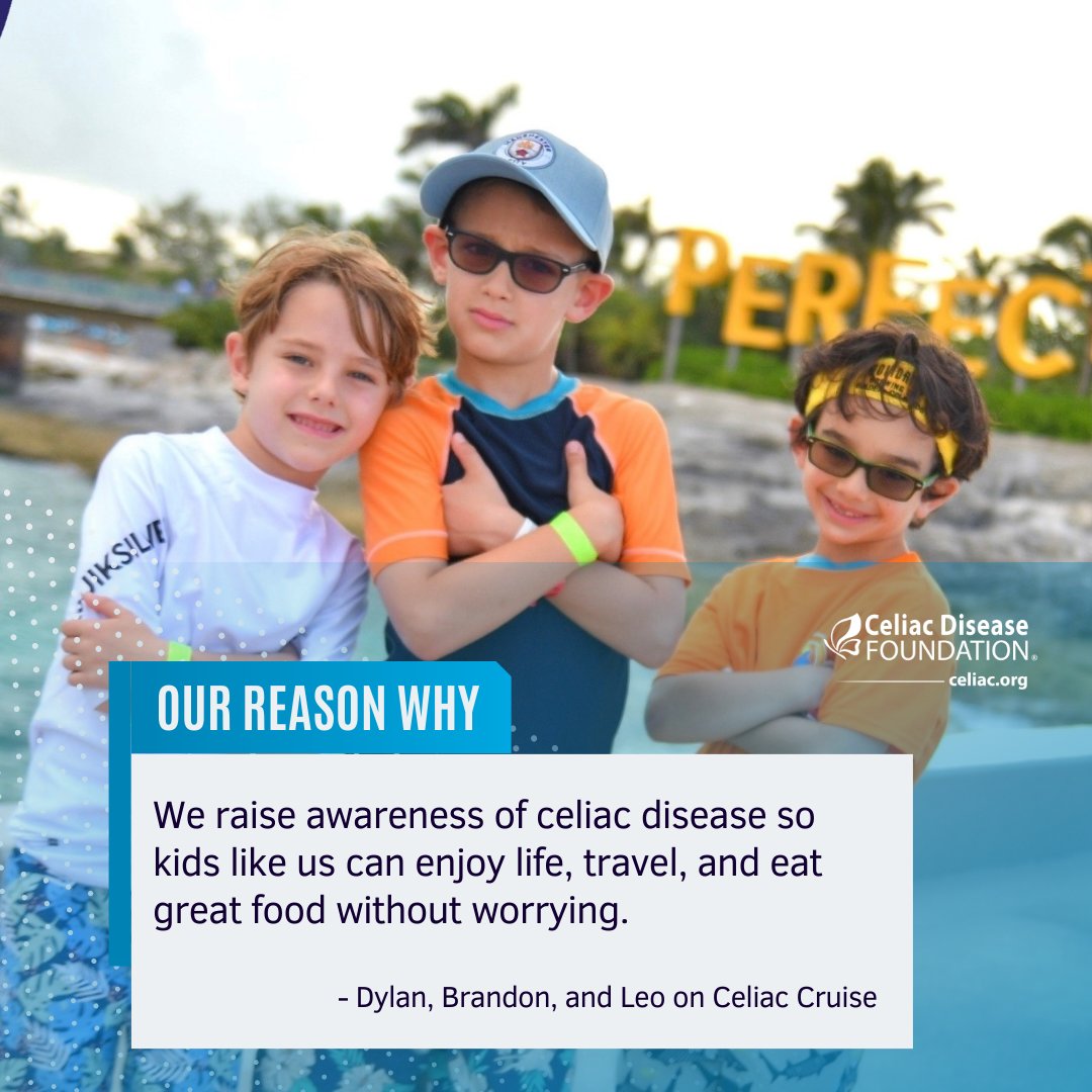 What is your reason to raise awareness of #CeliacDisease? 💙 Thanks to these young supporters for sharing their why during #CeliacAwarenessMonth! #MyReasonWhy #CeliacAwareness #CeliacWarrior #RaiseAwareness #CeliacStrong #GlutenFreeLife #Celiac #ChronicDisease #AutoimmuneDisease