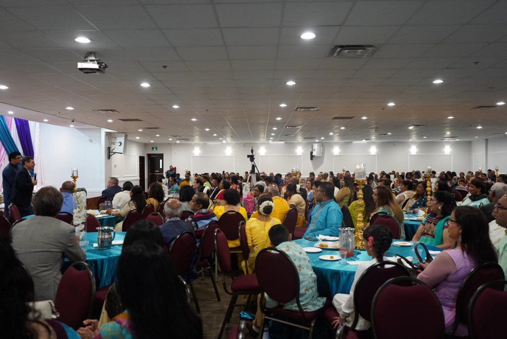 Happy to speak at the Bhavani Shankar Mandir fundraiser along with Pundit Hardat and Cllr @RodPower7_8.