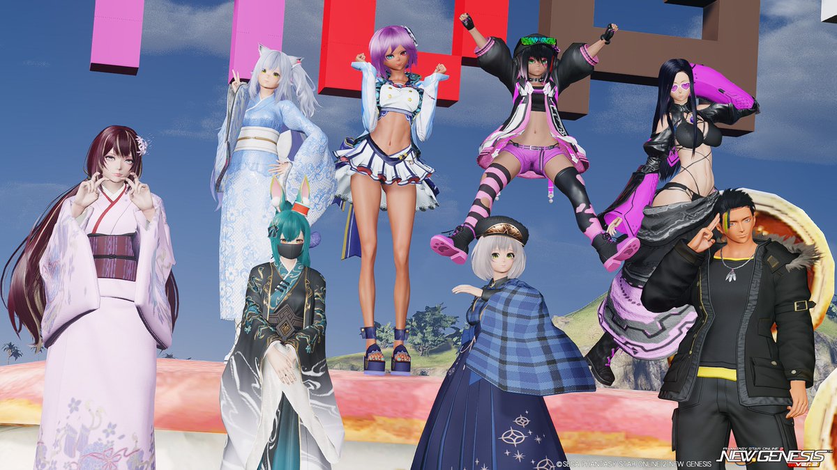 昨日チムメンに私の誕生日を祝ってもらいました！
皆さん本当にありがとうございました！
#PSO2NGS 
#PSO2NGS_SS 
#メンテの日じゃないけどssを貼る