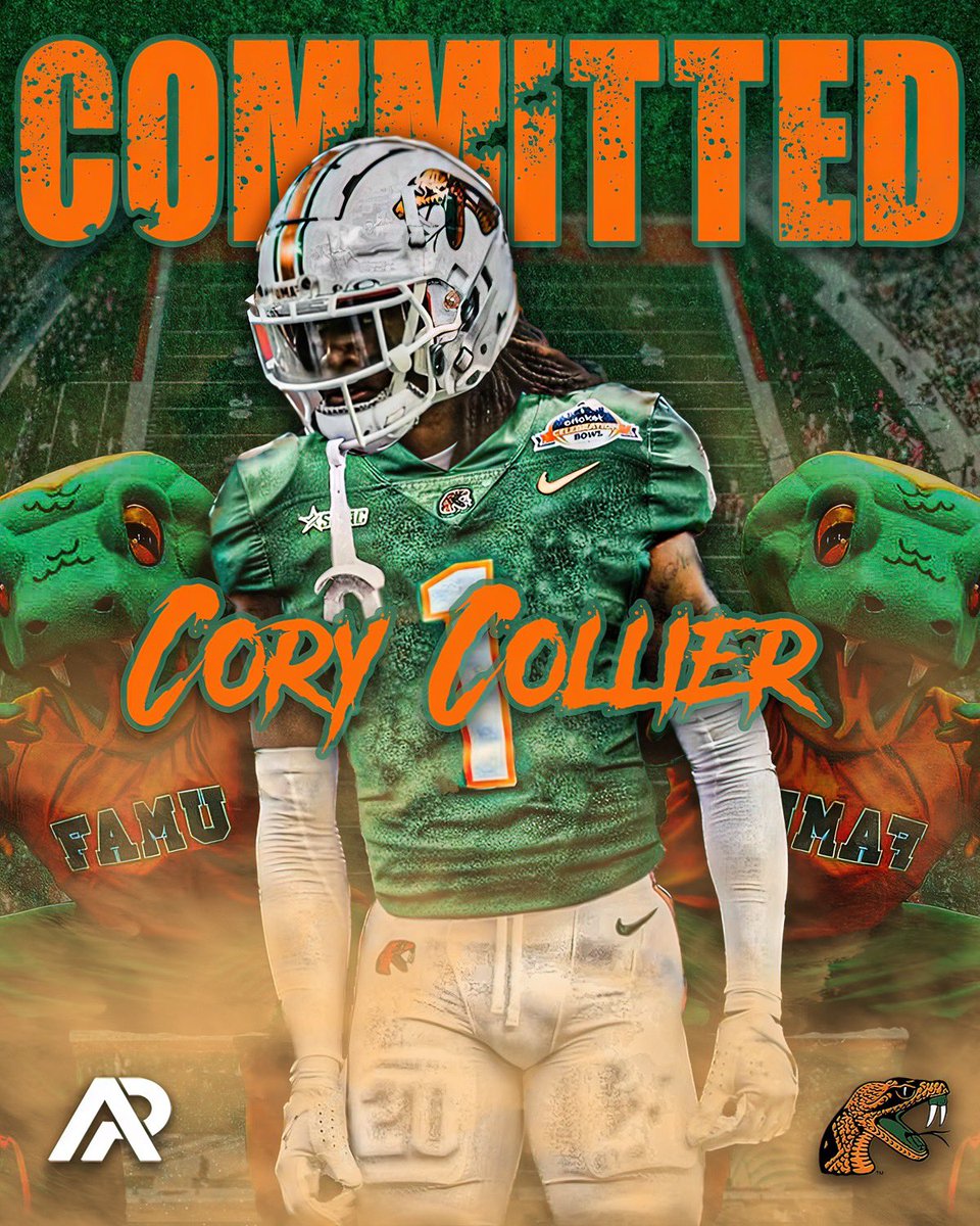 BREAKING: Former Nebraska safety Corey Collier has committed to FAMU 🐍