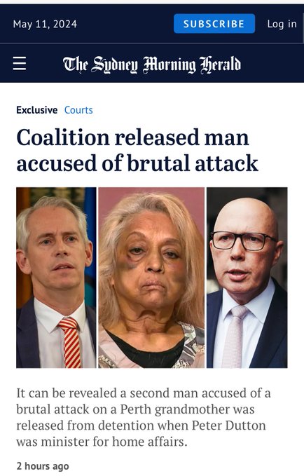 The Peter Dutton dog whistling has finally had real consequences and the Shih Tzu has hit the fan! Seems locking away the Biloela family whilst letting an illegal immigrant free is not going down well out in voter land.