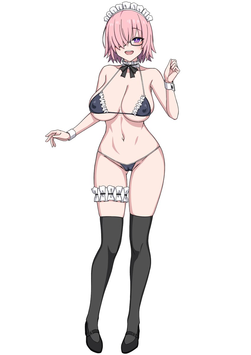 メイドの日、二日も前だけどメイドマシュ再掲 