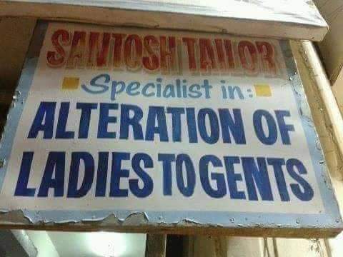 WOW India is a very progressive country where tailors are carrying out gender transformations. 😳 

#IndiaElections2024 #LGBT #KKRvMI #BoycottEurovision2024