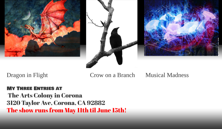 My second show this month is at 
The Arts Colony in Corona. 
#juriedartshow #theartscolony #artshow #Corona #Riverside #AnaheimHills #ChinoHills #orangecounty #fineart #cityoforange #YorbaLinda #SoCal #Cypress #Anaheim #Fullerton #Placentia