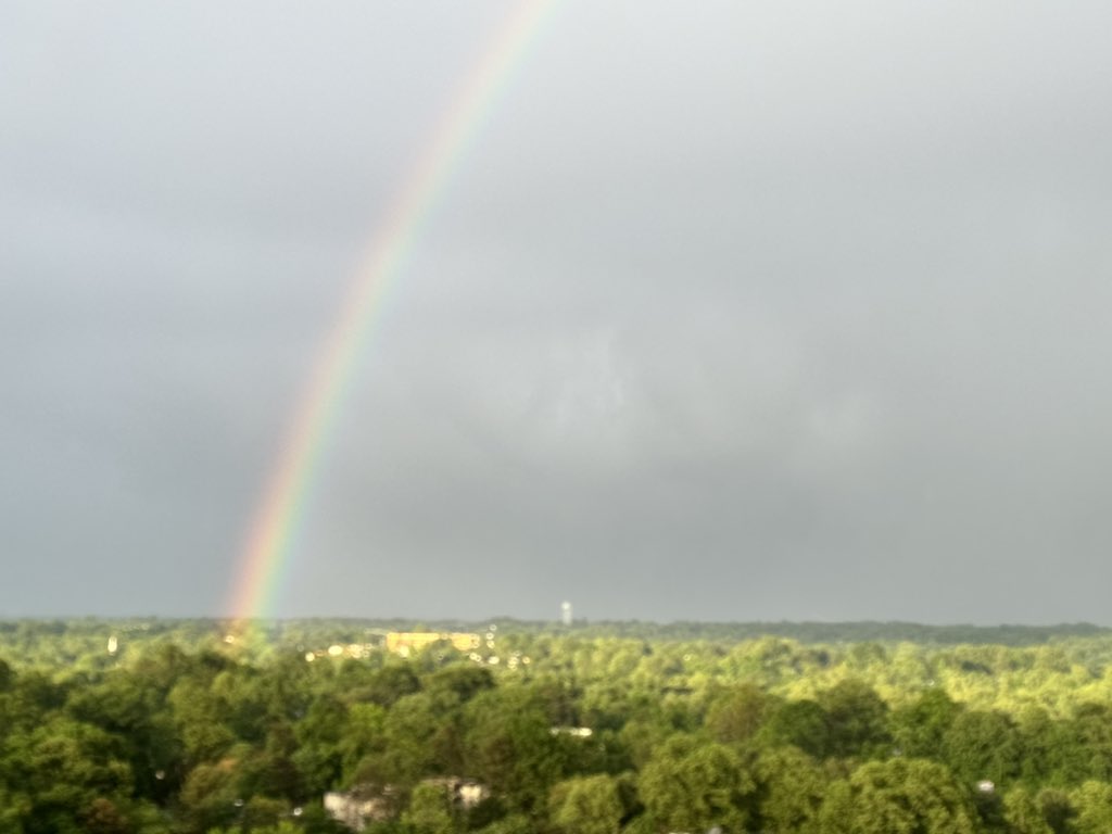 @capitalweather rainbow here in north Bethesda