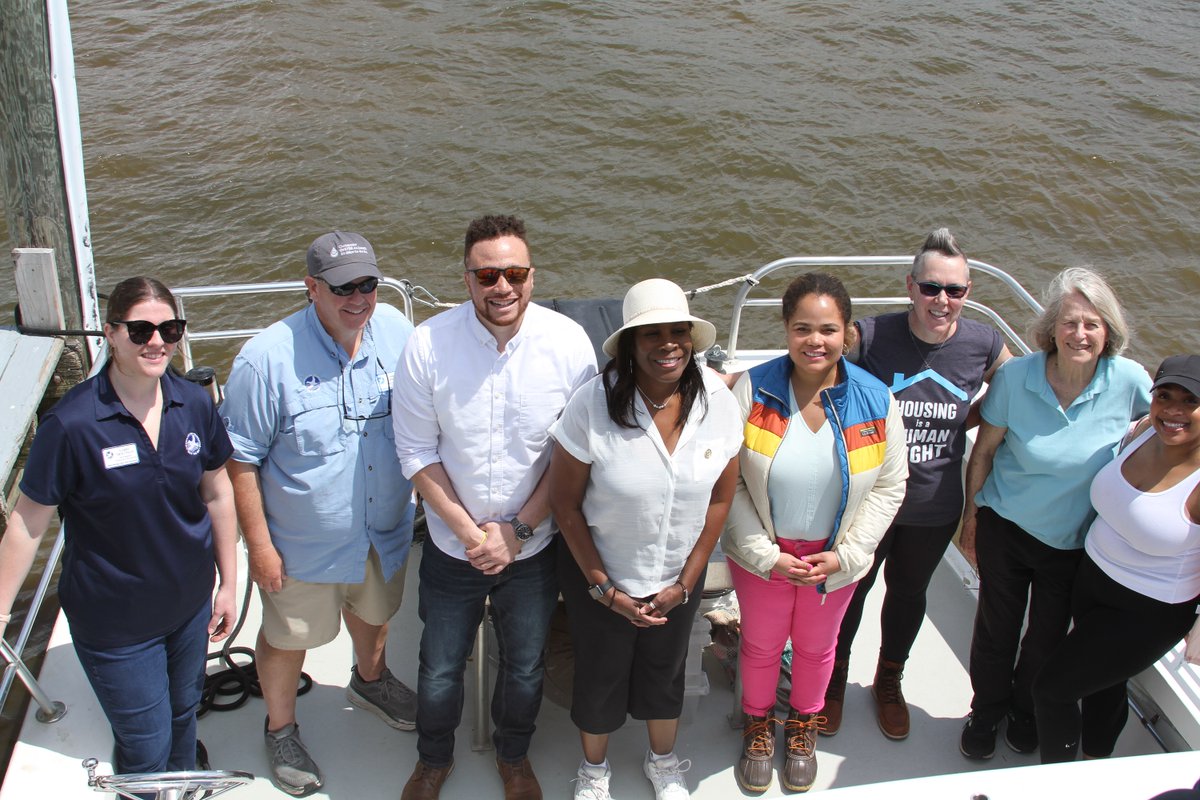 Thanks again to the Chesapeake Bay Foundation @chesapeakebay for providing an excellent tour of the James River and connecting how our legislation and policies have an impact on this vital waterway and ecosystem.