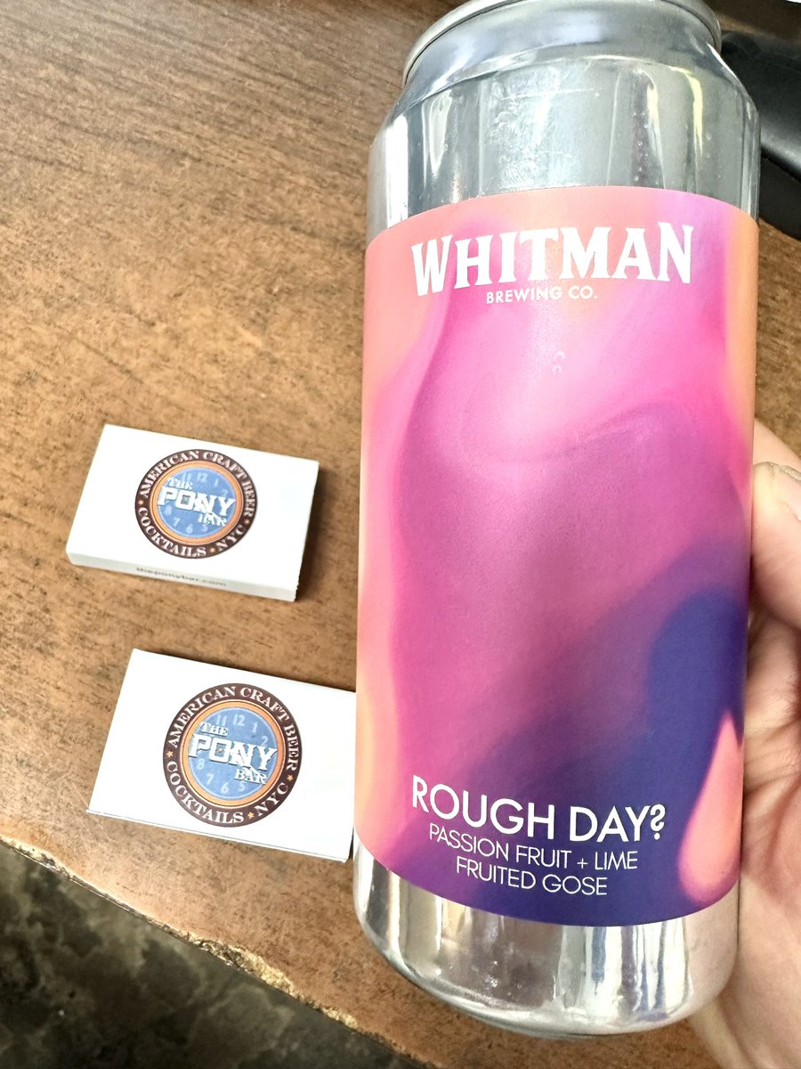 Two tweets - in the same day!!!  New #danscans from #saratoga - #whitmanbrewing 🇺🇸🍻🐎