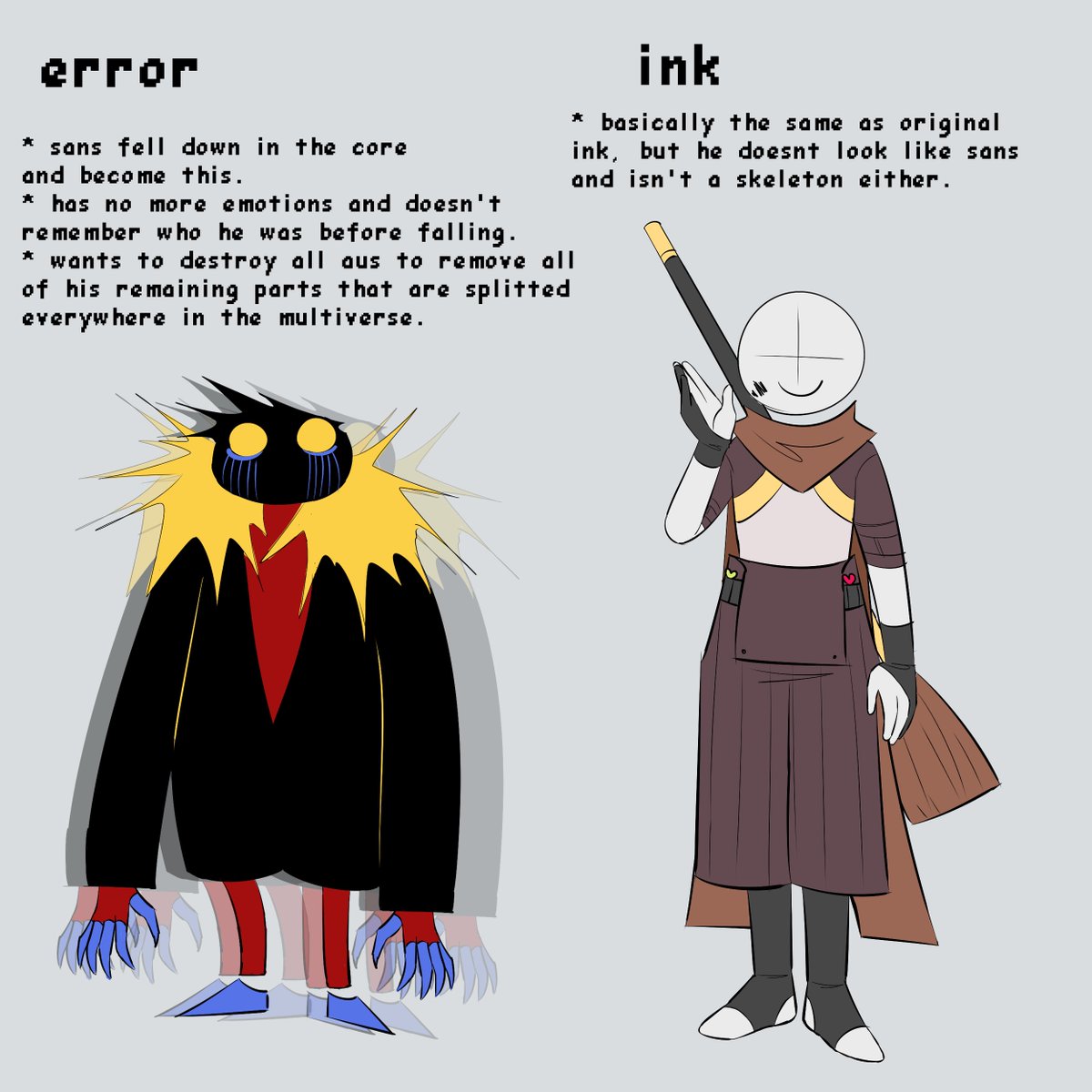 my take on ink and error
#inksans #errorsans