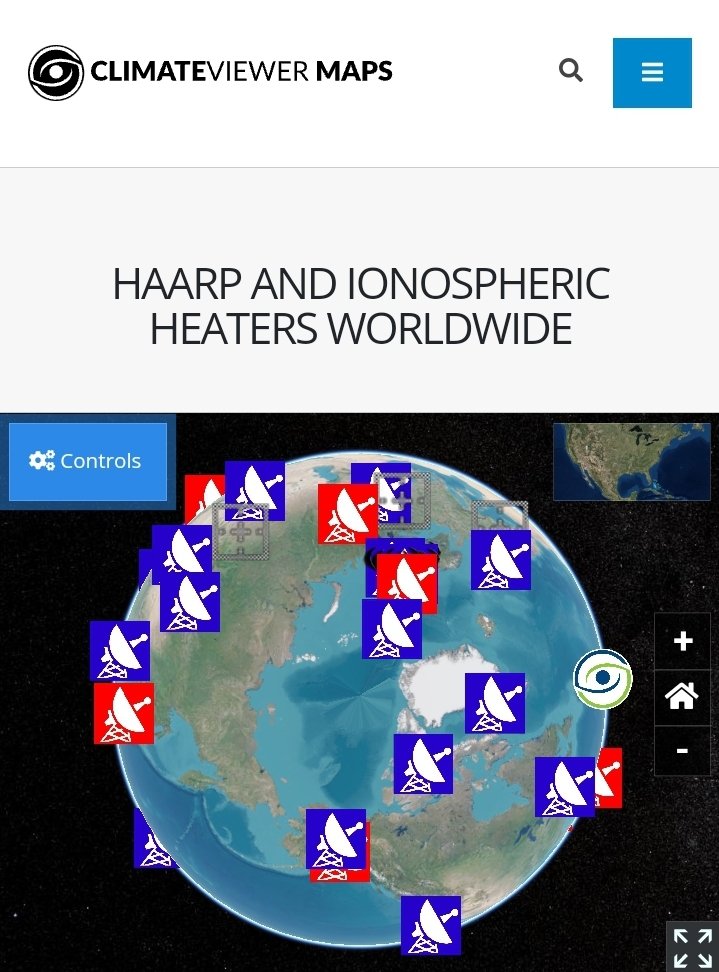 HAARP AND IONOSPERIC HEATERS WORLDWIDE Would anyone like to see where all the HAARP and Ionospheric heaters are located using an interactive 3D map? Specifically the tards who keep thinking HAARP is localized Sorry to my FE frens. Didn't make map🤣 Here is the link. Enjoy…