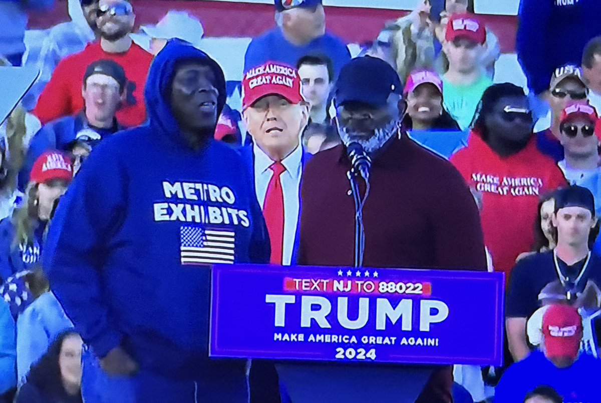 “I grew up a Democrat and I’ve always been a Democrat until I met this man right here,” Lawrence Taylor pointing to former President Donald Trump at his Wildwood rally.

“He will not have to worry about anybody in my family ever holding for a Democrat again.”