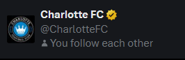 Absolutely stunned that I've made it to kick off @CharlotteFC. All 4 of your goals in the first 15 minutes please 🤣 This still tickles me ⬇️⬇️