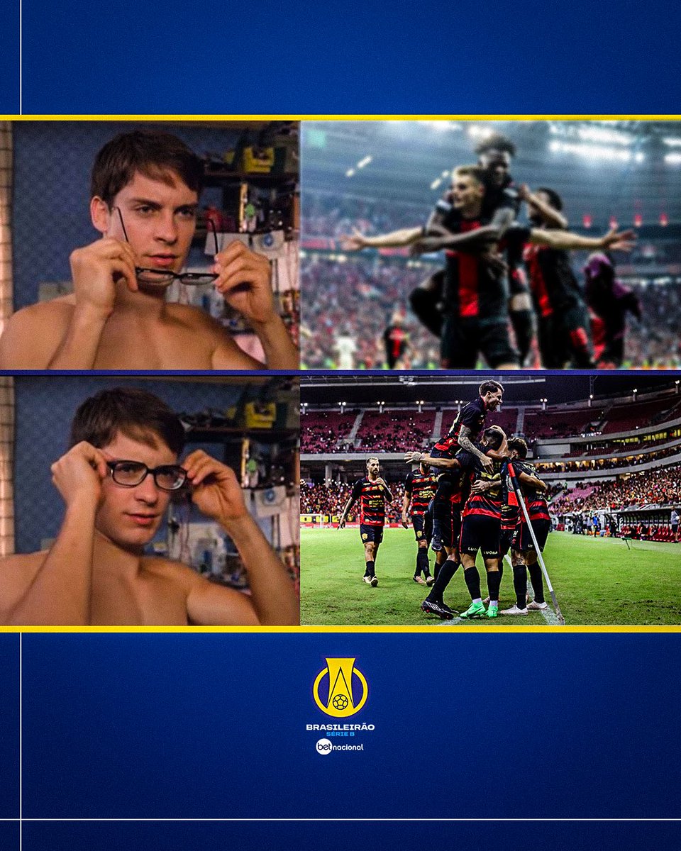 BrasileiraoB's tweet photo. Quando me falam sobre futebol arte, envolvente e invencibilidade, vejo um Rubro-Negro se destacando… 🦁🔴⚫️

Me desculpa Bayer Leverkusen, mas eu me refiro ao @sportrecife! 😅🫶 

#BrasileirãoBetNacional https://t.co/pV4Bg7xVUT