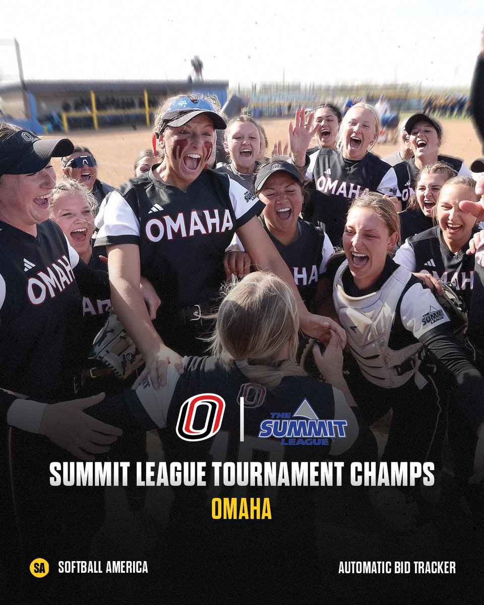 Omaha does it again 👏 The Mavs take two from SDSU & win their second straight Summit League title ‼️ @OmahaSB | @TheSummitLeague