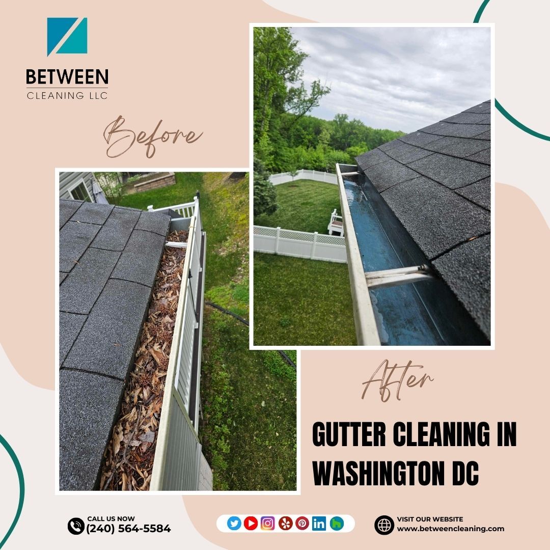Clearing out the clutter, one gutter at a time! 💧✨ #GutterCleaning #HomeMaintenance #SparklingSpaces #SpringCleanup #ClearSkiesAhead #HomeImprovement #CleanLiving #NeatAndTidy #PropertyCare #RoofCare #MaintenanceMatters bit.ly/3SsGu0F