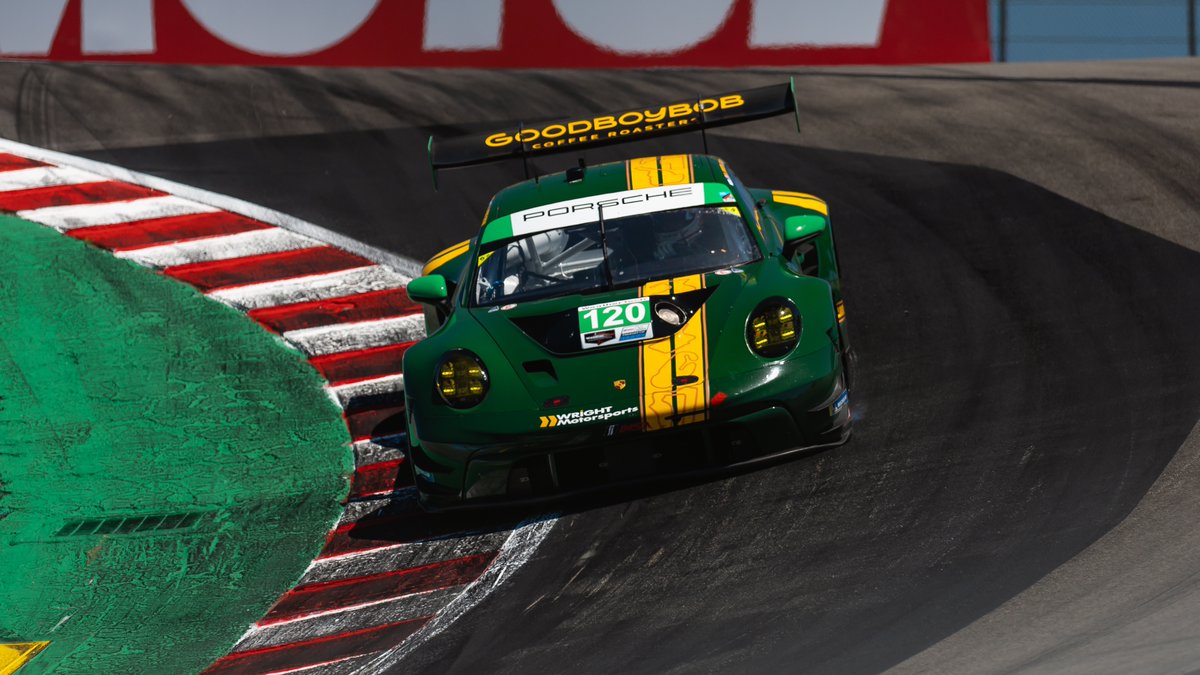 #IMSA - The wait is over, the green flags are out at @WeatherTechRcwy and that means qualifying has started for GTD Pro and GTD! #Porsche #911GT3R