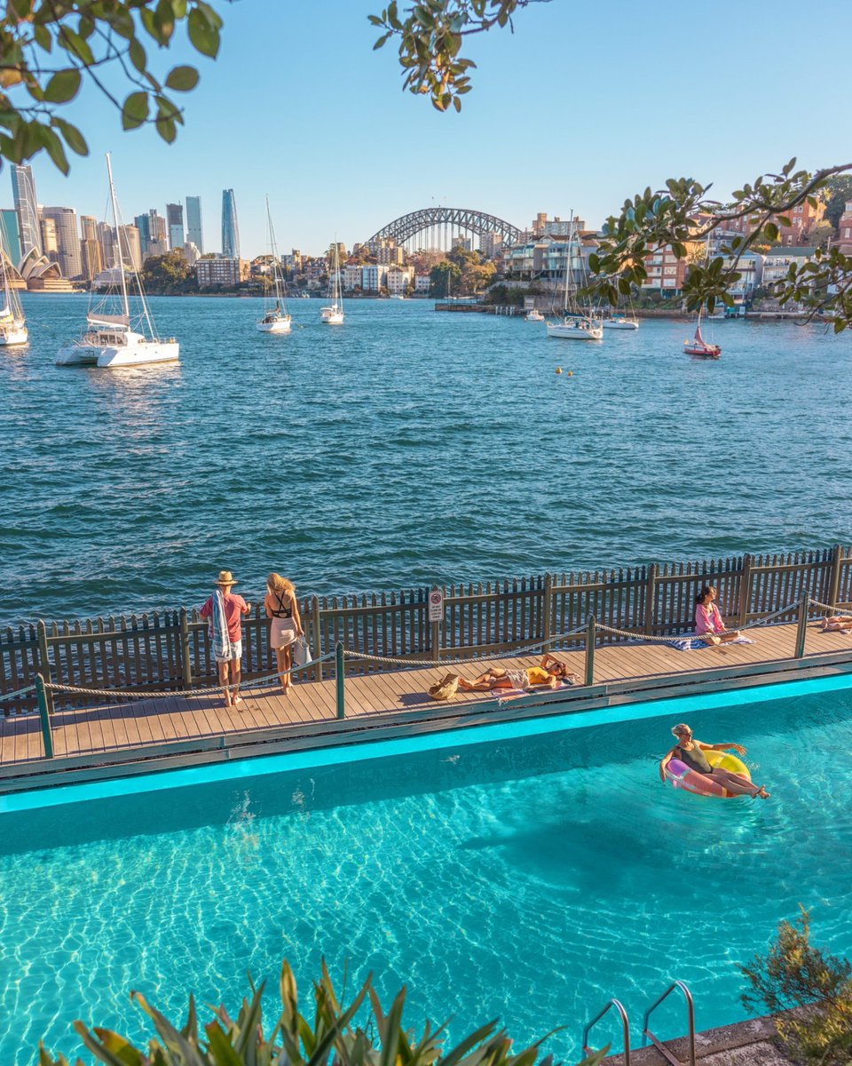 We wouldn't mind diving into Sydney views like these 🥰🇦🇺
📌: #McCallumPool, Tubowgule (#SydneyHarbour), Warrane Sydney 🇦🇺